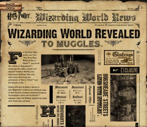 Wizarding World Newspaper