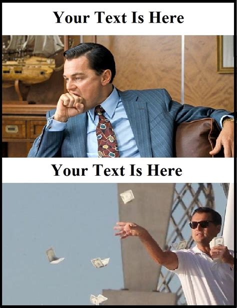 Wolf of Wall Street meme scenes