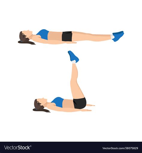 Woman doing leg raises with proper form