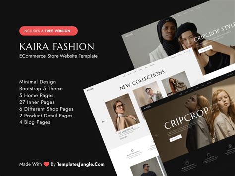 Women Apparel Website Template 3