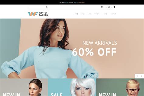 Women Clothing Online Store Website Template 6