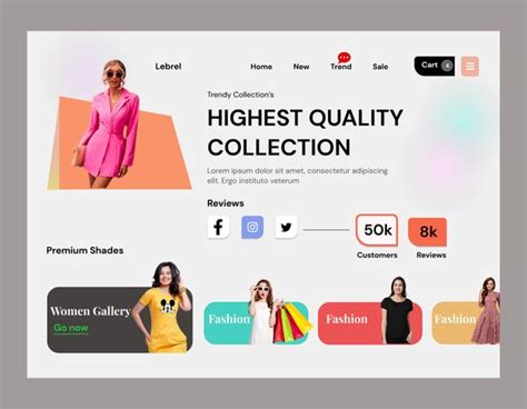 Women Clothing Website Template 1