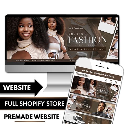 Women Fashion Boutique Website Template 5