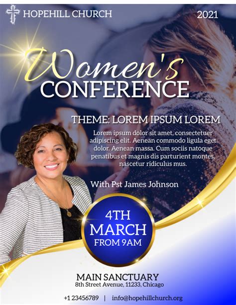 Women's Conference Flyer Template 1