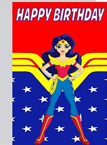 Wonder Woman Birthday Card