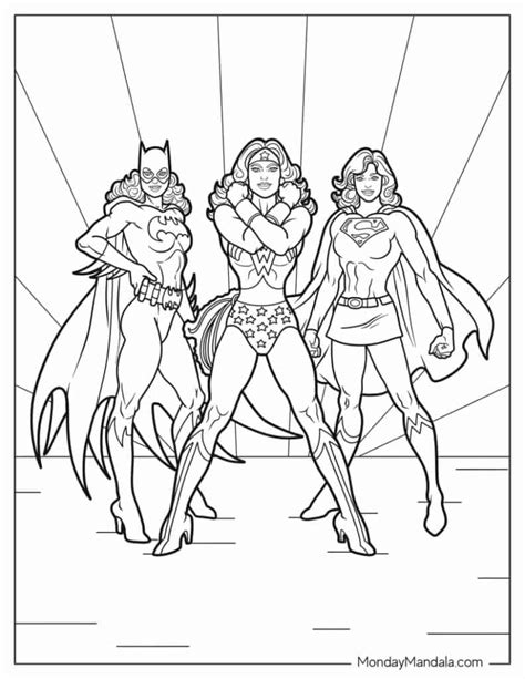 Wonder Woman coloring page