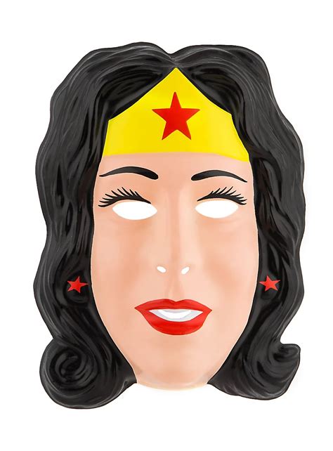 A printable Wonder Woman mask