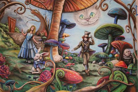 Wonderland-inspired art and design