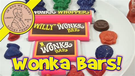 Wonka Bar creation with blue wrapper