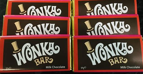 Wonka Bar creation with orange wrapper