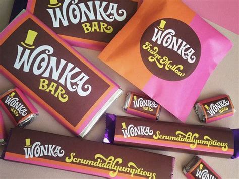 Wonka Bar Party Favors