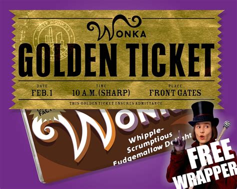 Wonka Golden Ticket Ideas