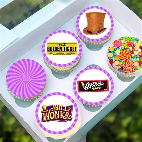 Wonka Party Cupcake Toppers