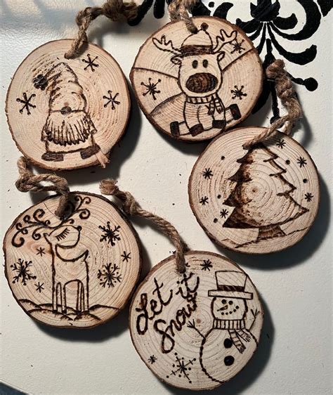 Wood burning Christmas ideas