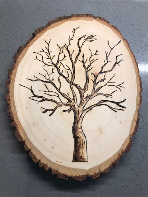 Tree Design for Wood Burning