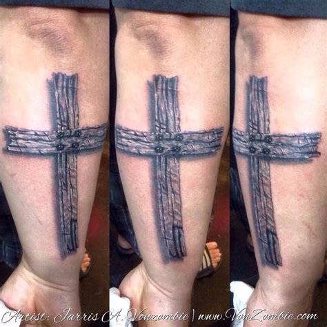 Wooden Cross Tattoo Styles