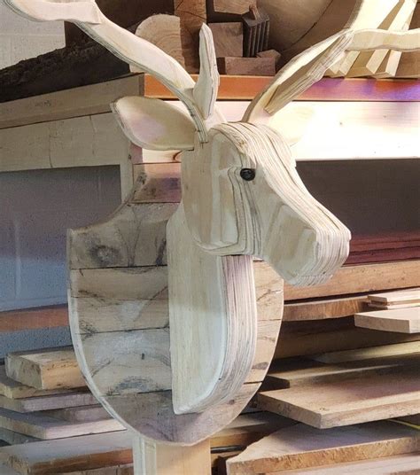 Wooden Deer Head Template