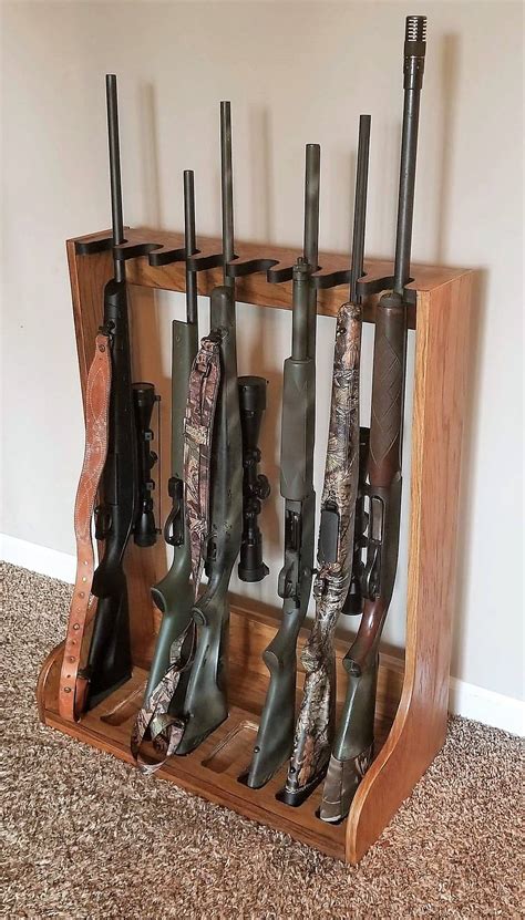 Wooden gun rack ideas