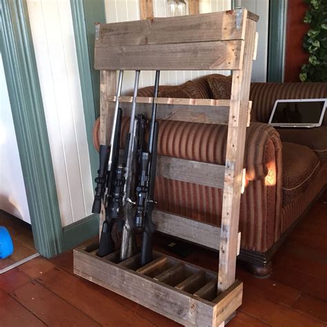 Wooden gun rack ideas and plans