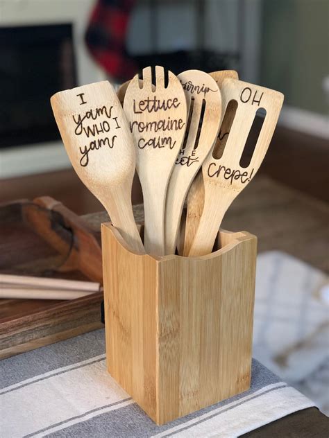 Wooden Spatula Template Customized Coasters