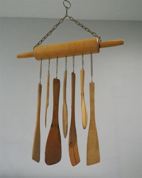 Wooden Spatula Template Wind Chime