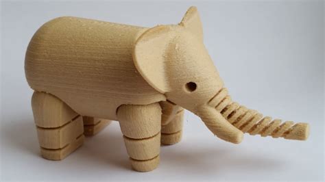 Woodland elephant 3D prints