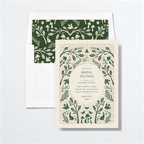 Woodland Whimsy Bridal Shower Invitation