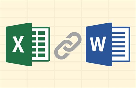 Word document link Excel