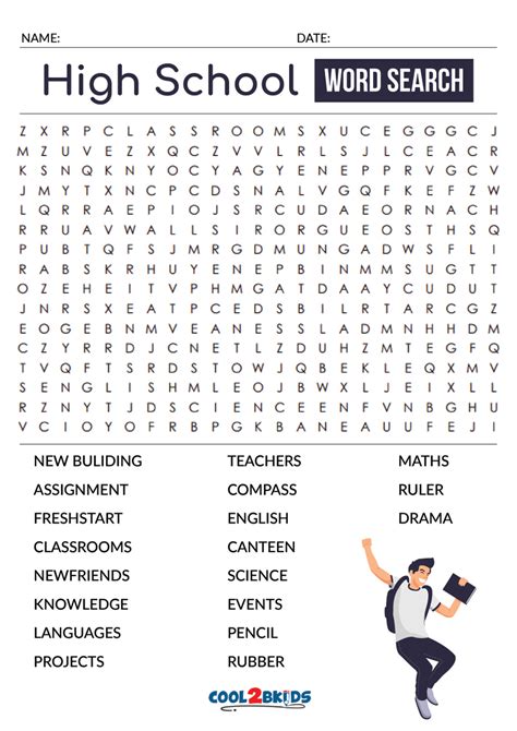 Word Search Printables for Students