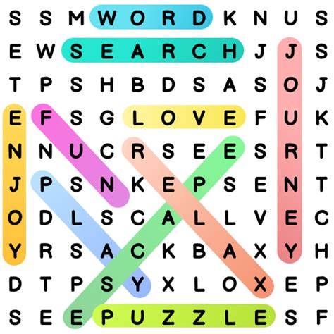 Word Search Puzzle Example