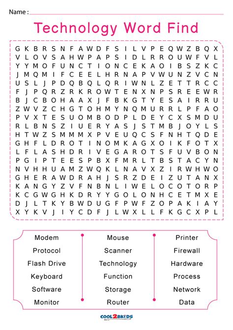 Word search puzzle technology