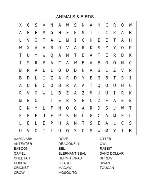 Word Search Puzzle Tips and Tricks