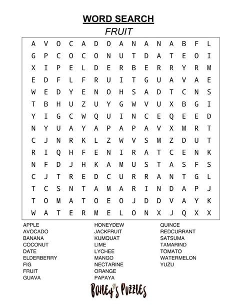 Challenging Word Search Puzzle Types 1