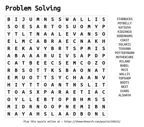 Word search puzzles to solve