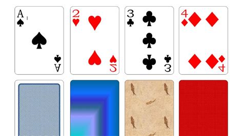 Word Templates for Playing Cards