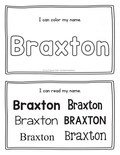 Words with B and X - Braxton