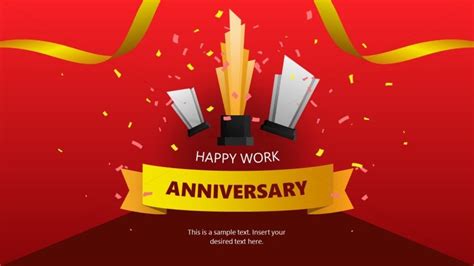 Work Anniversary Template 2