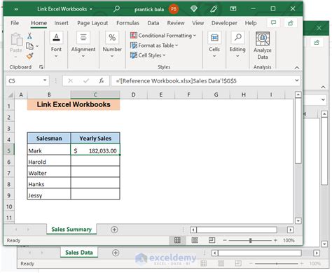 Workbook Linking Excel