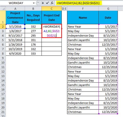 Workday Function Real-World Example