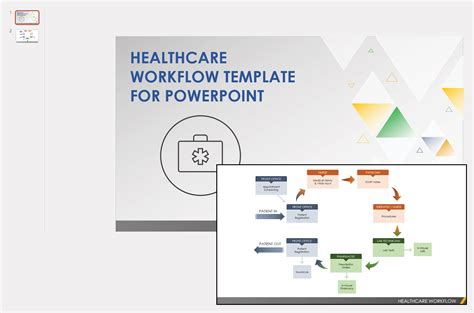 Workflow management PowerPoint template