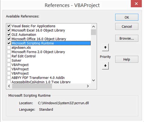 Working with Folder Properties in VBA