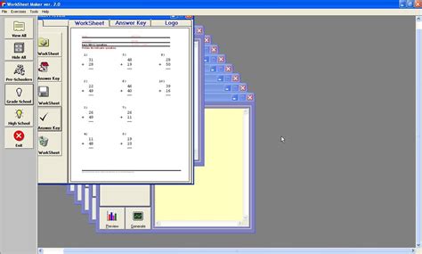 Worksheet Creation Software