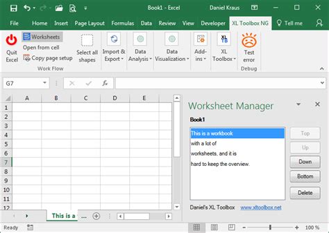 Worksheet management software