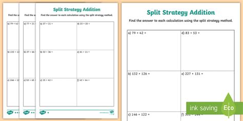 Worksheet Splitting Best Practices