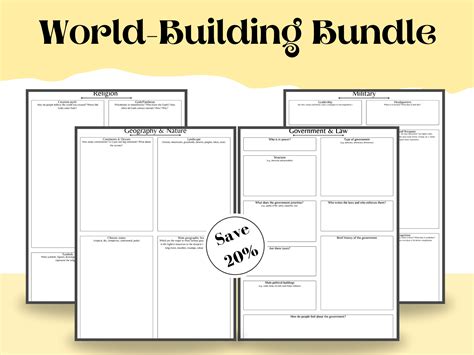 World-building template example for roleplaying