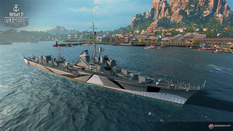 World of Warships destroyers in action