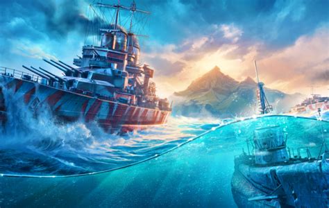 World of Warships naval battles