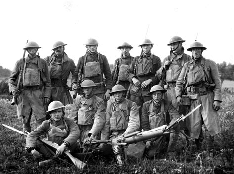 Soldiers during World War I