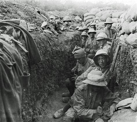 Trenches during World War I