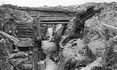 World War I trenches